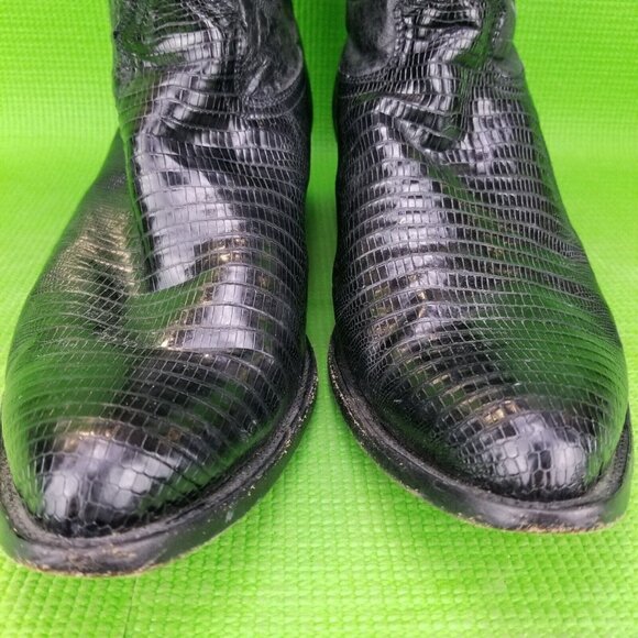 ✅ Mens 13.5 Cuadra Boots Genuine Leather + Teju Lizard Cowboy Western Boots main image 14